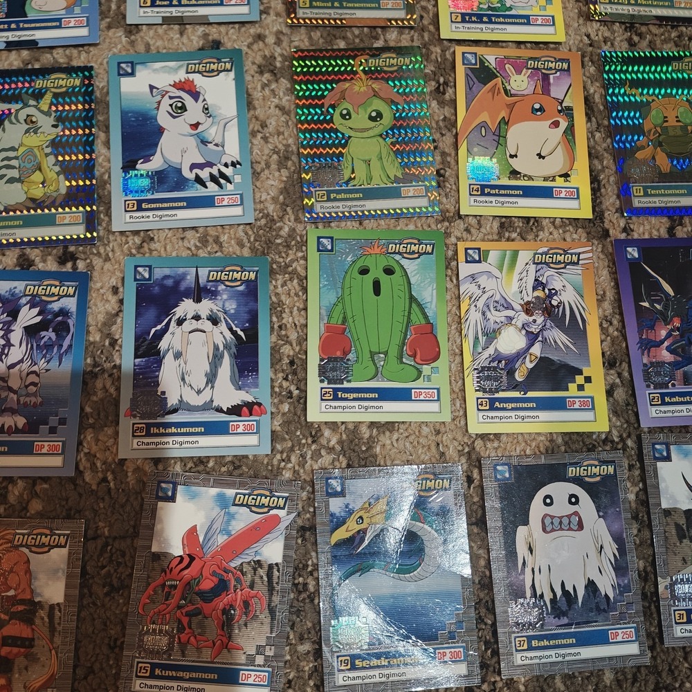Vintage 1999 Digimon Cards lot of 35 [No Rares] Champion Level and Lower - Picture 6 of 7
